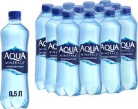 Вода питьевая Аква Минерали газ. 0,5л